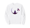 Meditating Universe Within Sweatshirt - Casual Everyday Wear Men Women - T-Shirt, Sweatshirt, Hoodie