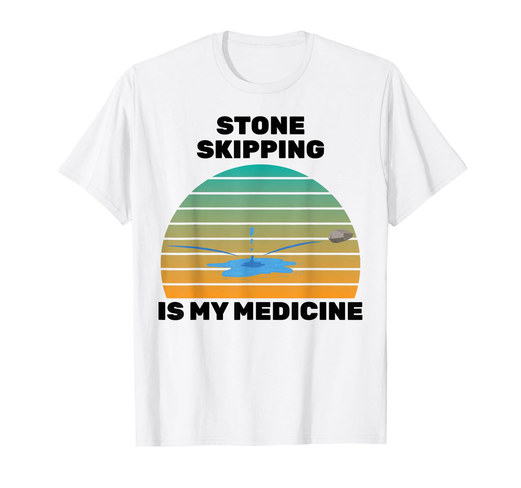 Therapy Stone Skipping Is My T-Shirt - Casual Everyday Wear Men Women - T-Shirt, Sweatshirt, Hoodie