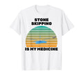 Therapy Stone Skipping Is My T-Shirt - Casual Everyday Wear Men Women - T-Shirt, Sweatshirt, Hoodie