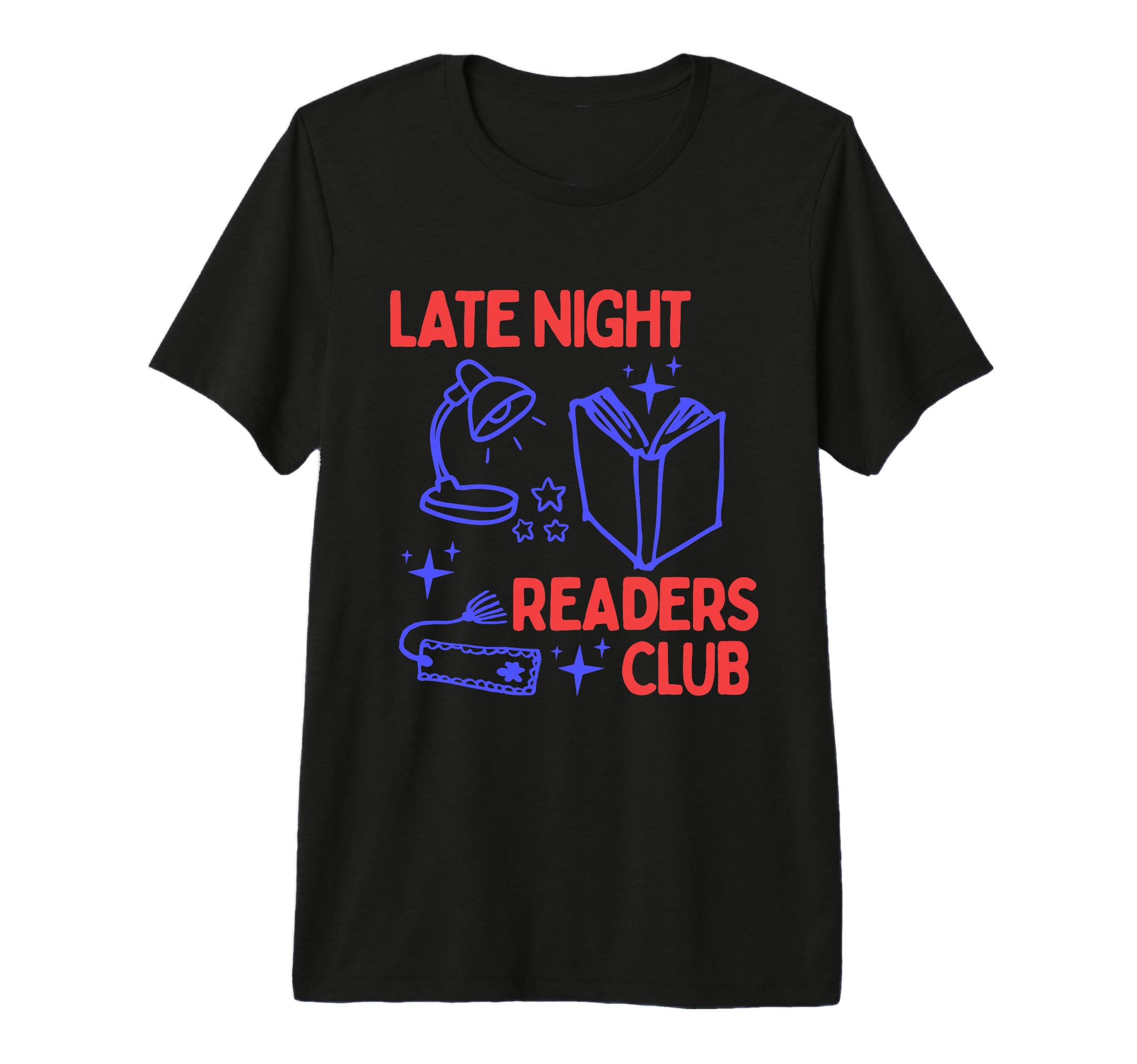 Late Night Readers Club Bookish T-Shirt - Graphic Print for Adults - T-Shirt, Sweatshirt, Hoodie