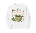 Funny Wellness Vibes Aesthetic Tea Sweatshirt - Trendy Graphic for Adults - T-Shirt, Sweatshirt, Hoodie