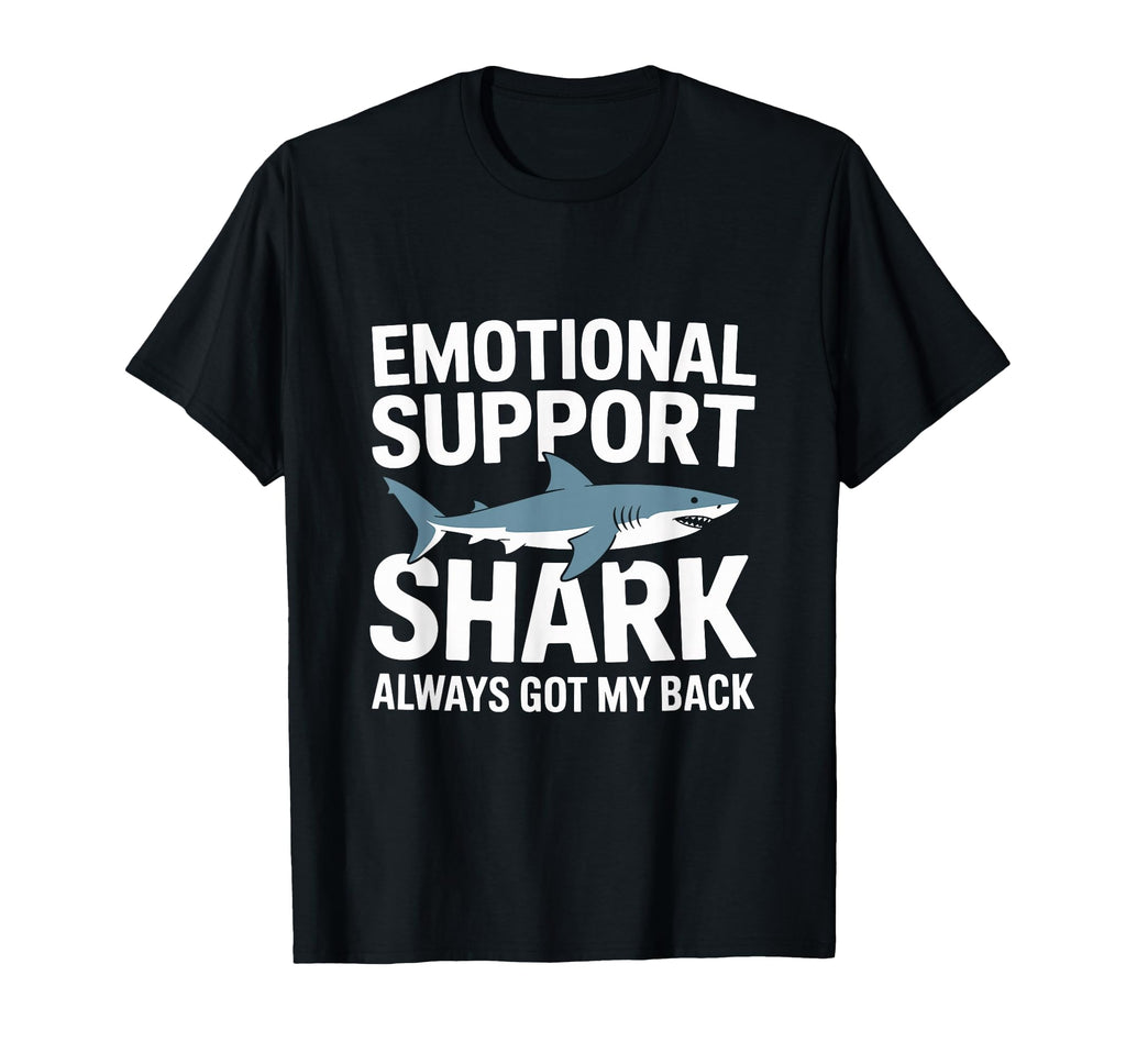 Emotional Support Shark Do Not Pet Sweatshirt - Minimalist Print Men Women - T-Shirt, Sweatshirt, Hoodie