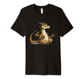 Meditation Dragon Yoga Pose Relaxing T-Shirt - Custom Art Print Unisex - T-Shirt, Sweatshirt, Hoodie