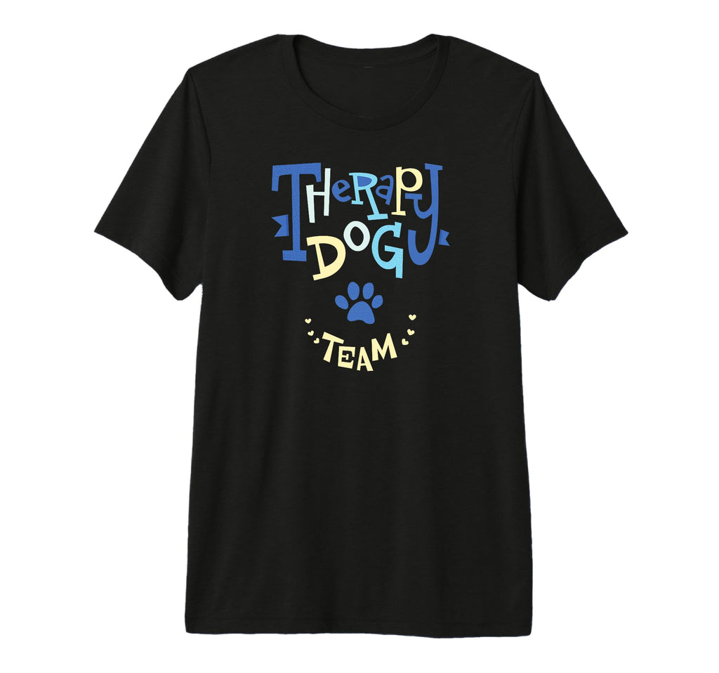 Therapy Dog Team Animal Therapy Tri Blend T-Shirt - Graphic Print Men Women - T-Shirt, Sweatshirt, Hoodie