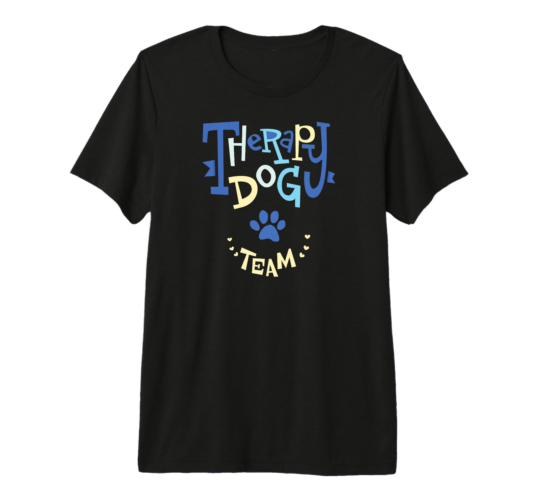 Therapy Dog Team Animal Therapy Tri Blend T-Shirt - Graphic Print Men Women - T-Shirt, Sweatshirt, Hoodie
