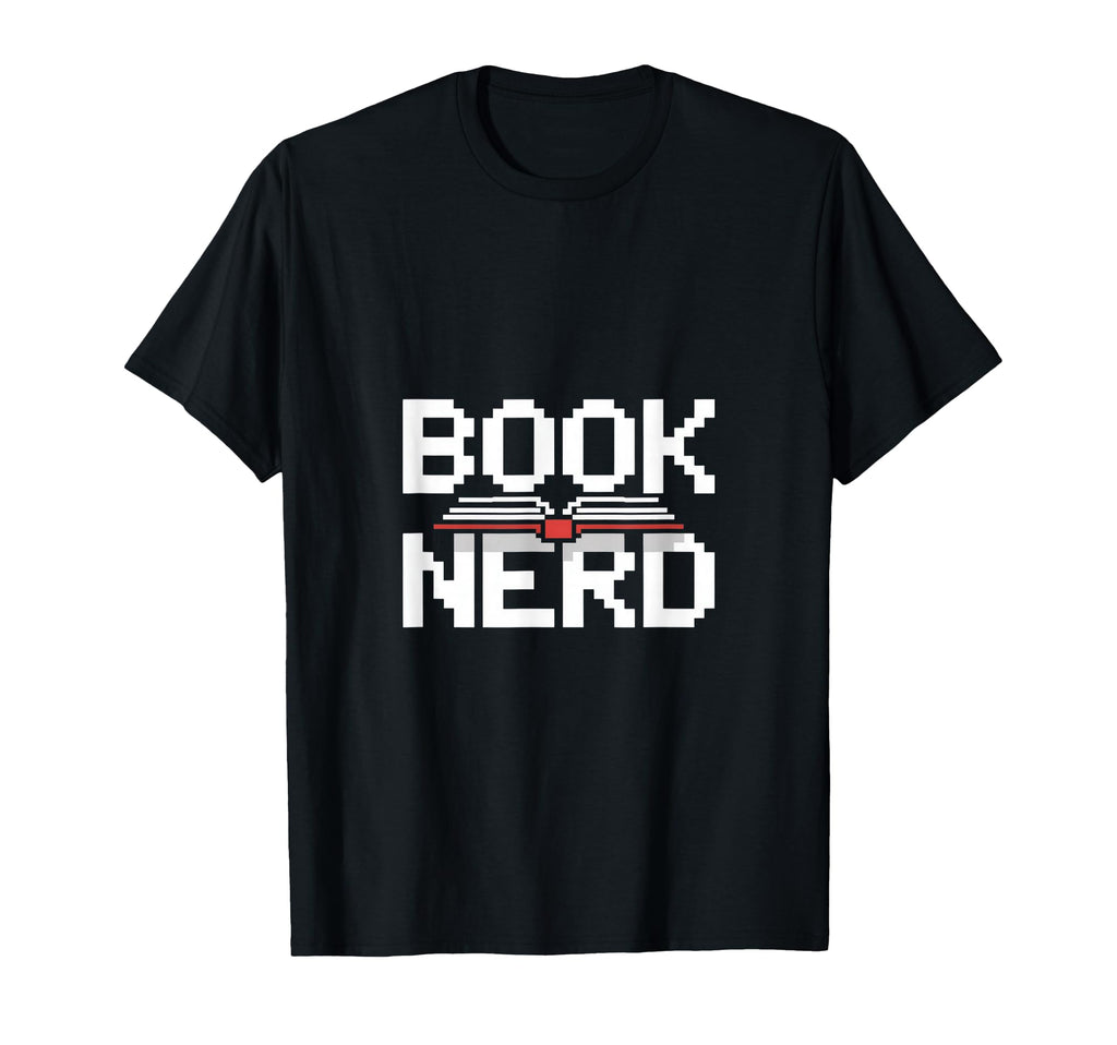 Book Nerd Pixel Reading Aesthetic T-Shirt - Casual Everyday Wear Unisex - T-Shirt, Sweatshirt, Hoodie