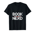 Book Nerd Pixel Reading Aesthetic T-Shirt - Casual Everyday Wear Unisex - T-Shirt, Sweatshirt, Hoodie