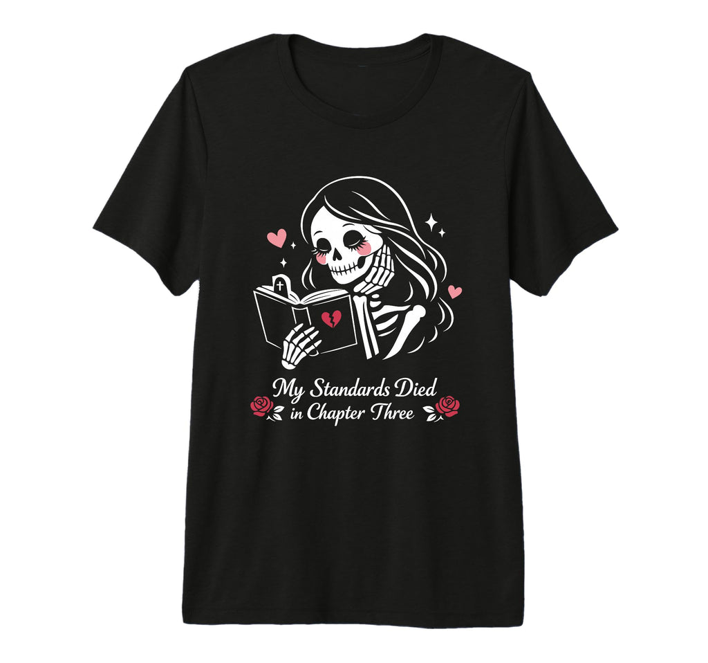Dark Romance Pajama Skeleton Costume T-Shirt - Unique Graphic Men Women - T-Shirt, Sweatshirt, Hoodie