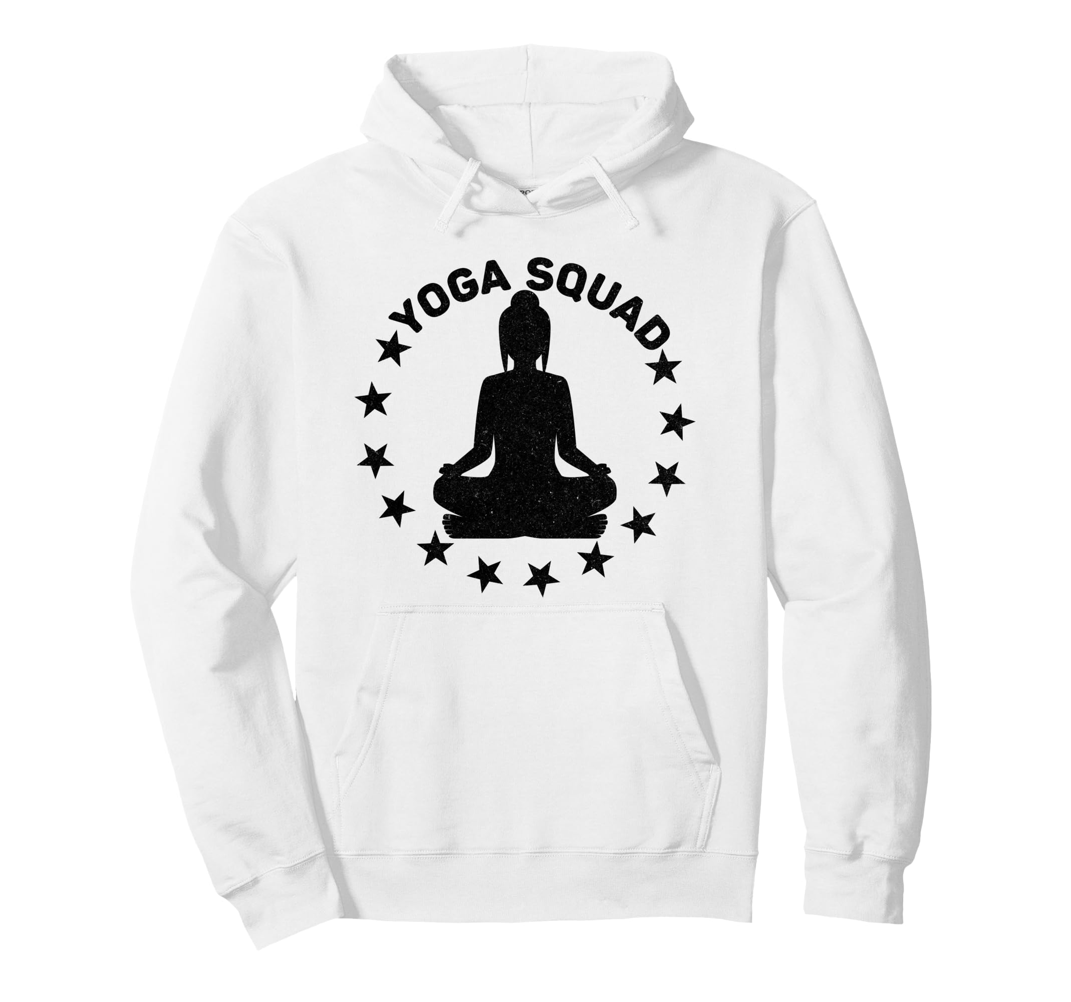 Yoga Squad Spiritual Meditation Pose Stars Hoodie - Novelty Apparel Unisex - T-Shirt, Sweatshirt, Hoodie