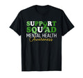 Mental Health Support Squad Awareness Hoodie - Graphic Print Men Women - T-Shirt, Sweatshirt, Hoodie