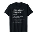 Funny Literature Teacher Definition T-Shirt - Minimalist Print Men Women - T-Shirt, Sweatshirt, Hoodie