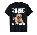 Best Therapy Is Golden Retriever Dog T-Shirt - Streetwear Style for Adults - T-Shirt, Sweatshirt, Hoodie