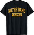 Notre Dame in Vintage Athletic Sports Design T-Shirt Unisex T-shirt, Sweatshirt, Hoodie, Long Sleeve Tee - T-Shirt, Sweatshirt, Hoodie
