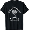 Aruba One Happy Island Aruban Souvenir Dutch Caribbean T-Shirt Unisex T-shirt, Sweatshirt, Hoodie, Long Sleeve Tee - T-Shirt, Sweatshirt, Hoodie