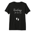 Bookish Reading Two Pregnant Mom T-Shirt - Custom Art Print Men Women - T-Shirt, Sweatshirt, Hoodie