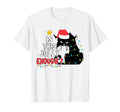 Is This Jolly Enough Black Cat Merry T-Shirt - Custom Art Print Men Women - T-Shirt, Sweatshirt, Hoodie
