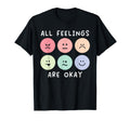 All Feelings Are Okay Suicide T-Shirt - Streetwear Style for Adults - T-Shirt, Sweatshirt, Hoodie