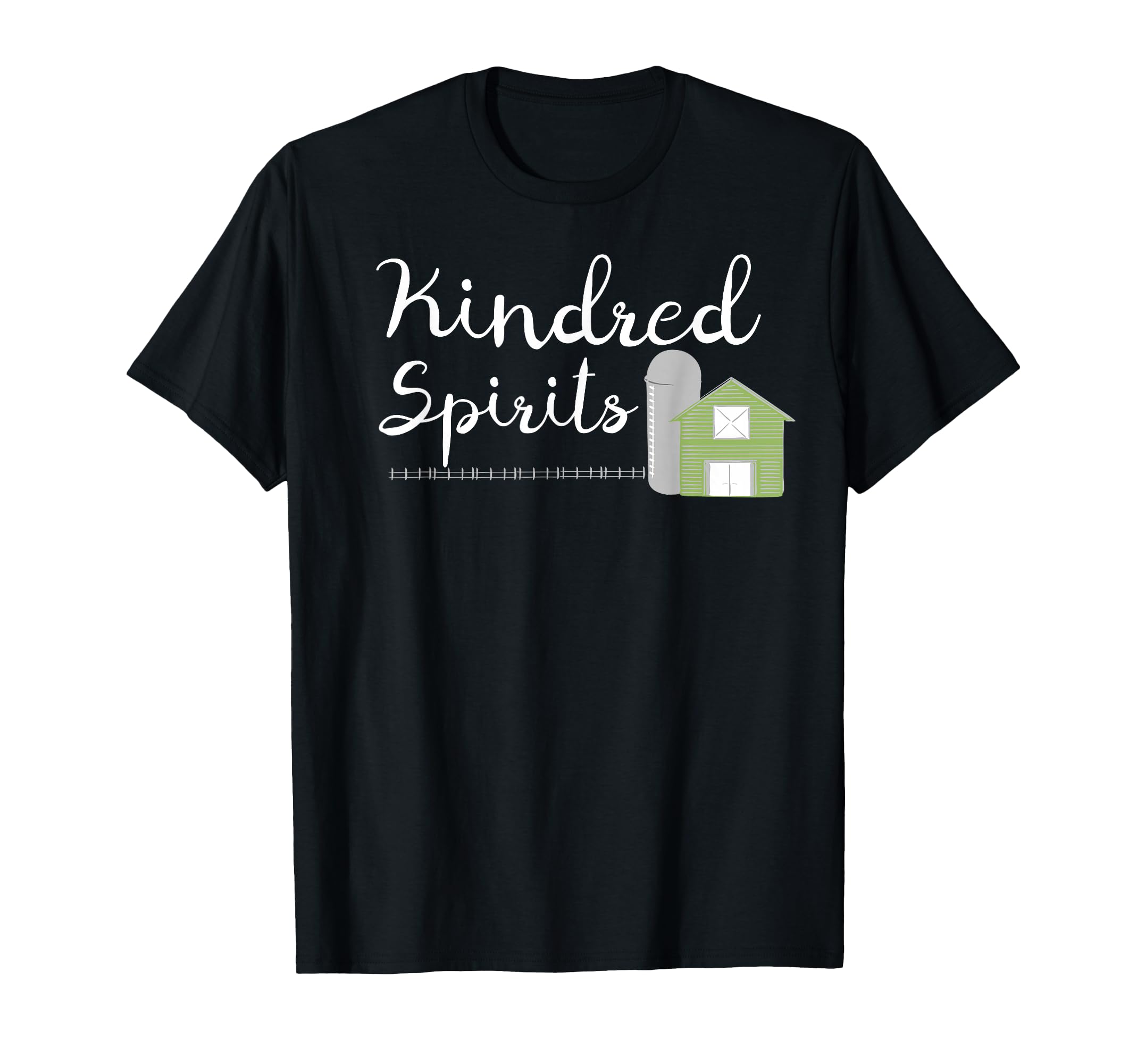 Womens Kindred Spirit Green T-Shirt - Casual Everyday Wear for Adults - T-Shirt, Sweatshirt, Hoodie