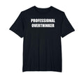 Professional Overthinker Mens Big And T-Shirt - Novelty Apparel for Adults - T-Shirt, Sweatshirt, Hoodie