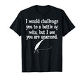 William Shakespeare Battle Wits T-Shirt - Custom Art Print Men Women - T-Shirt, Sweatshirt, Hoodie