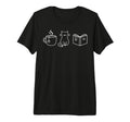 Cat Coffee Book Lover Reader Cat T-Shirt - Aesthetic Graphic Men Women - T-Shirt, Sweatshirt, Hoodie
