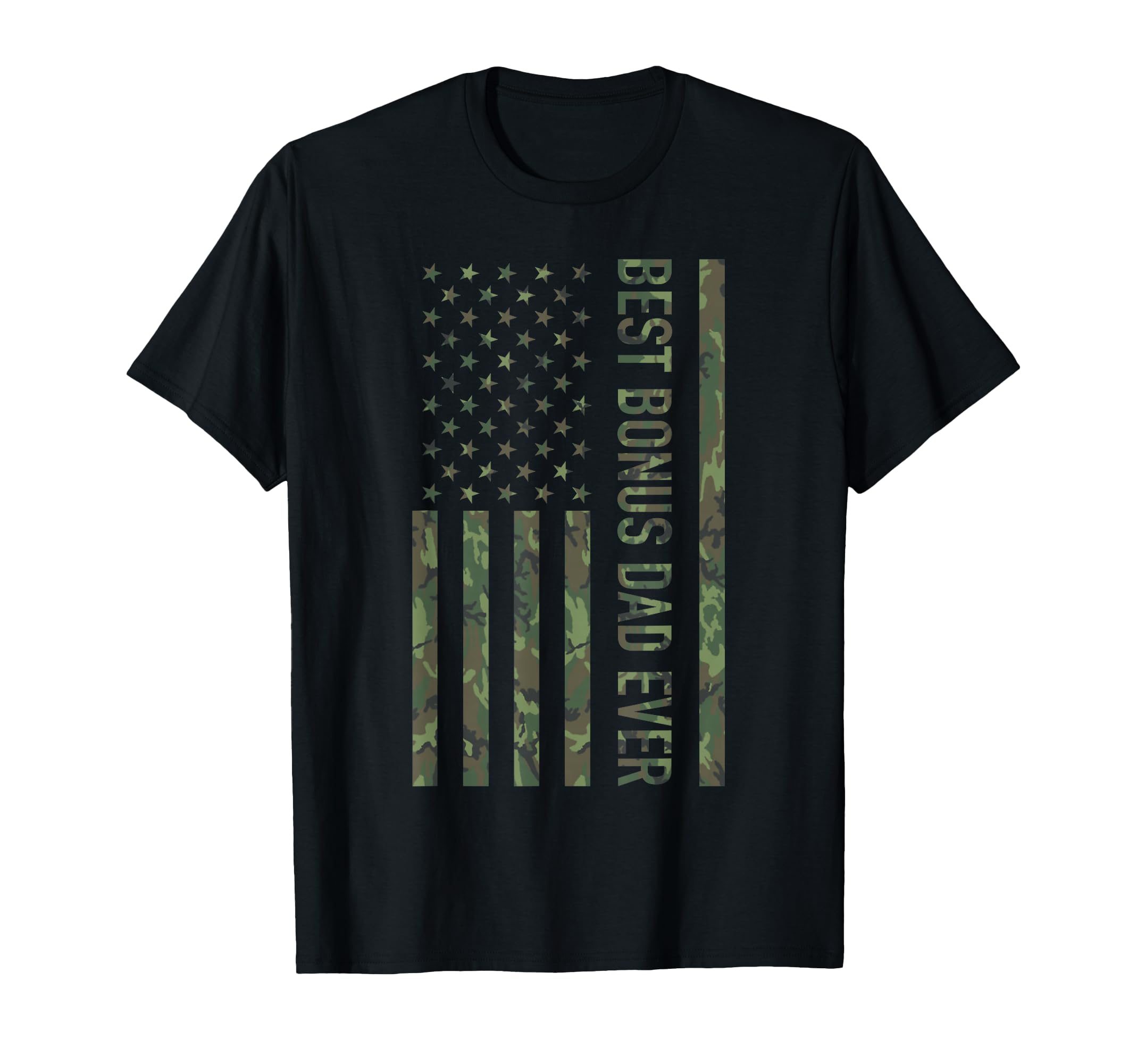 Best Bonus Dad Ever Us American T-Shirt - Aesthetic Graphic for Adults - T-Shirt, Sweatshirt, Hoodie