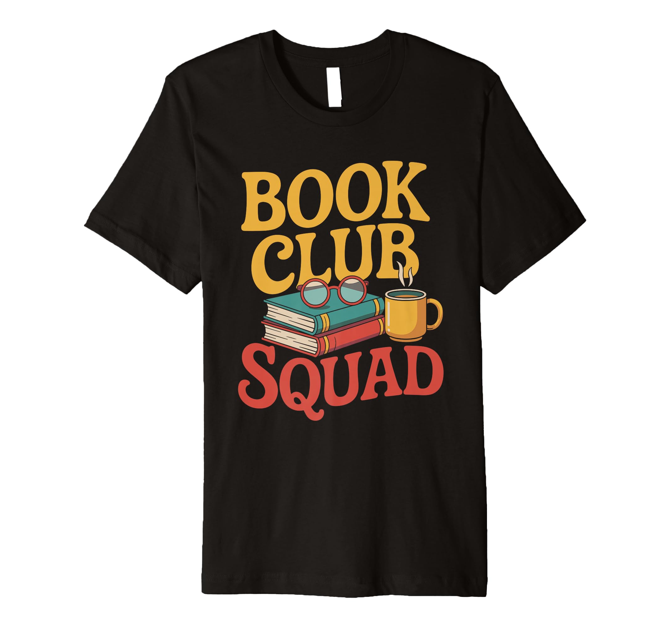 Funny Book Club Squad T-Shirt - Minimalist Print Men Women - T-Shirt, Sweatshirt, Hoodie