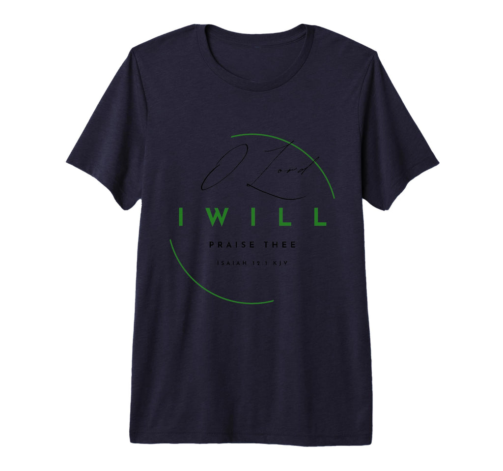 Isaiah 12 1 Bible Scripture Praise T-Shirt - Trendy Graphic for Adults - T-Shirt, Sweatshirt, Hoodie