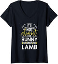 Its Not About Bunny Its About Lamb Easter Merch Unisex T-shirt, Sweatshirt, Hoodie, Long Sleeve Tee - T-Shirt, Sweatshirt, Hoodie