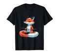 Meditation Fox Yoga Pose Relaxing Animal T-Shirt - Graphic Print for Adults - T-Shirt, Sweatshirt, Hoodie