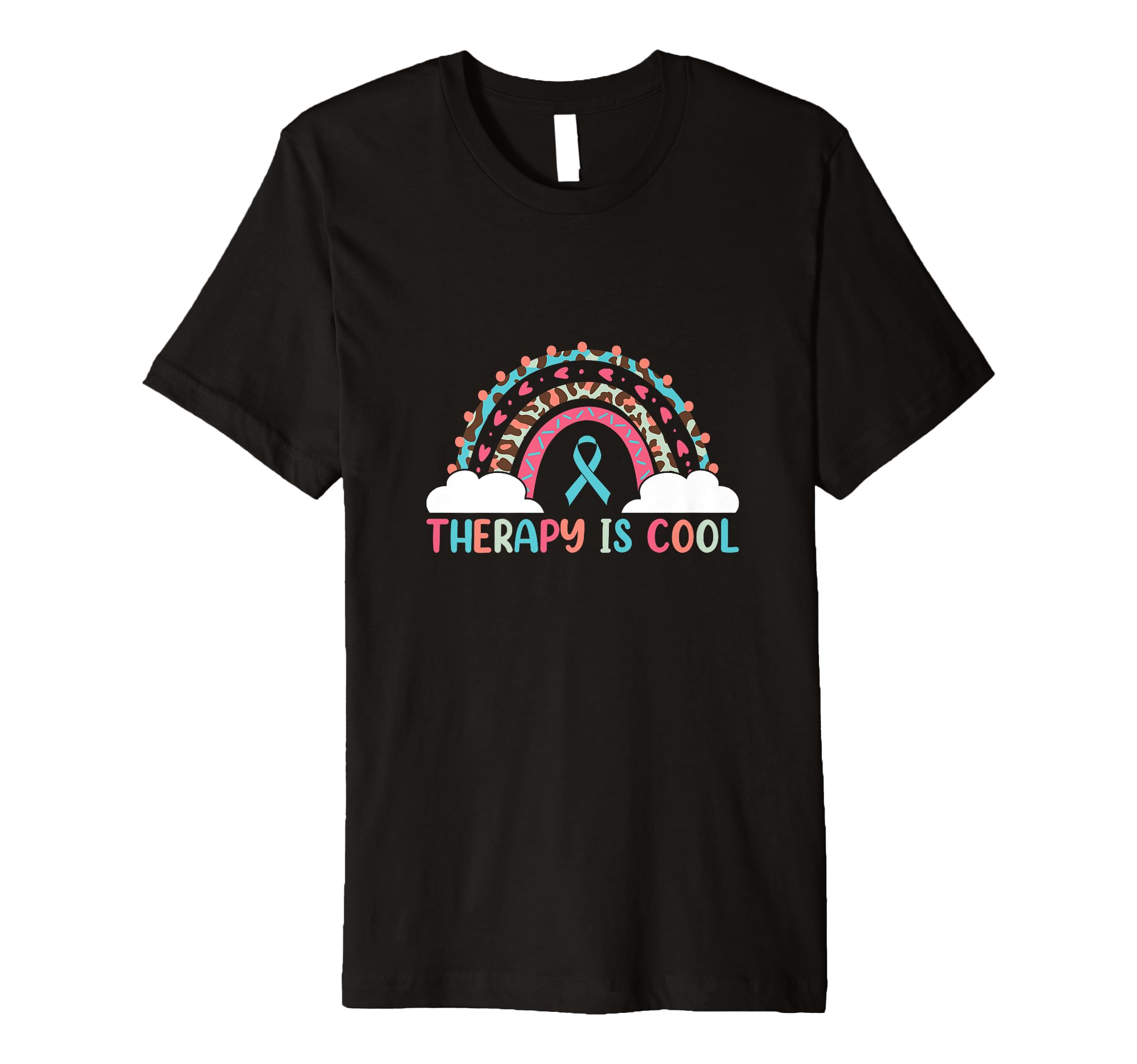 Therapy Is Believe Yourself Positive T-Shirt - Casual Everyday Wear Unisex - T-Shirt, Sweatshirt, Hoodie