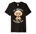 Poodle Therapy Service Dog T-Shirt - Aesthetic Graphic Unisex - T-Shirt, Sweatshirt, Hoodie
