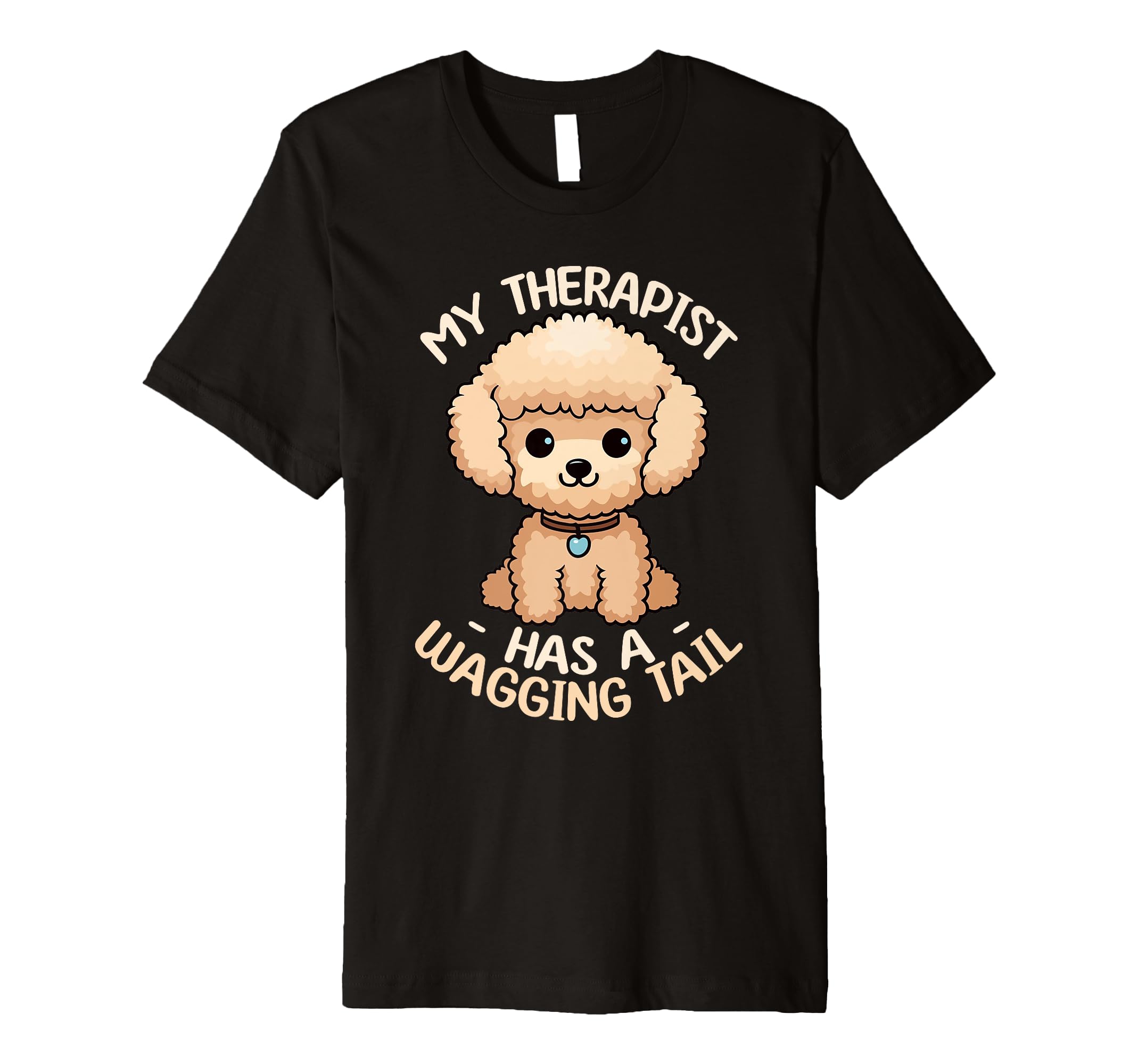 Poodle Therapy Service Dog T-Shirt - Aesthetic Graphic Unisex - T-Shirt, Sweatshirt, Hoodie