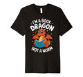 Im Book Dragon Not Worm Bookworm T-Shirt - Minimalist Print for Adults - T-Shirt, Sweatshirt, Hoodie