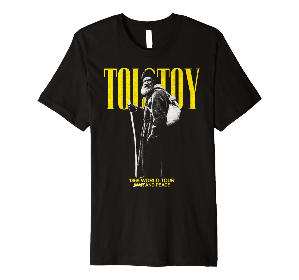 Leon Tolstoy Lev Tolstoi War And T-Shirt - Custom Art Print Men Women - T-Shirt, Sweatshirt, Hoodie