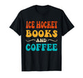 Groovy Funny Ice Hockey Player Books T-Shirt - Trendy Graphic for Adults - T-Shirt, Sweatshirt, Hoodie