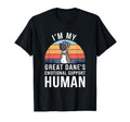 Im My Great Danes Emotional Support Human T-Shirt - Novelty Apparel Unisex - T-Shirt, Sweatshirt, Hoodie