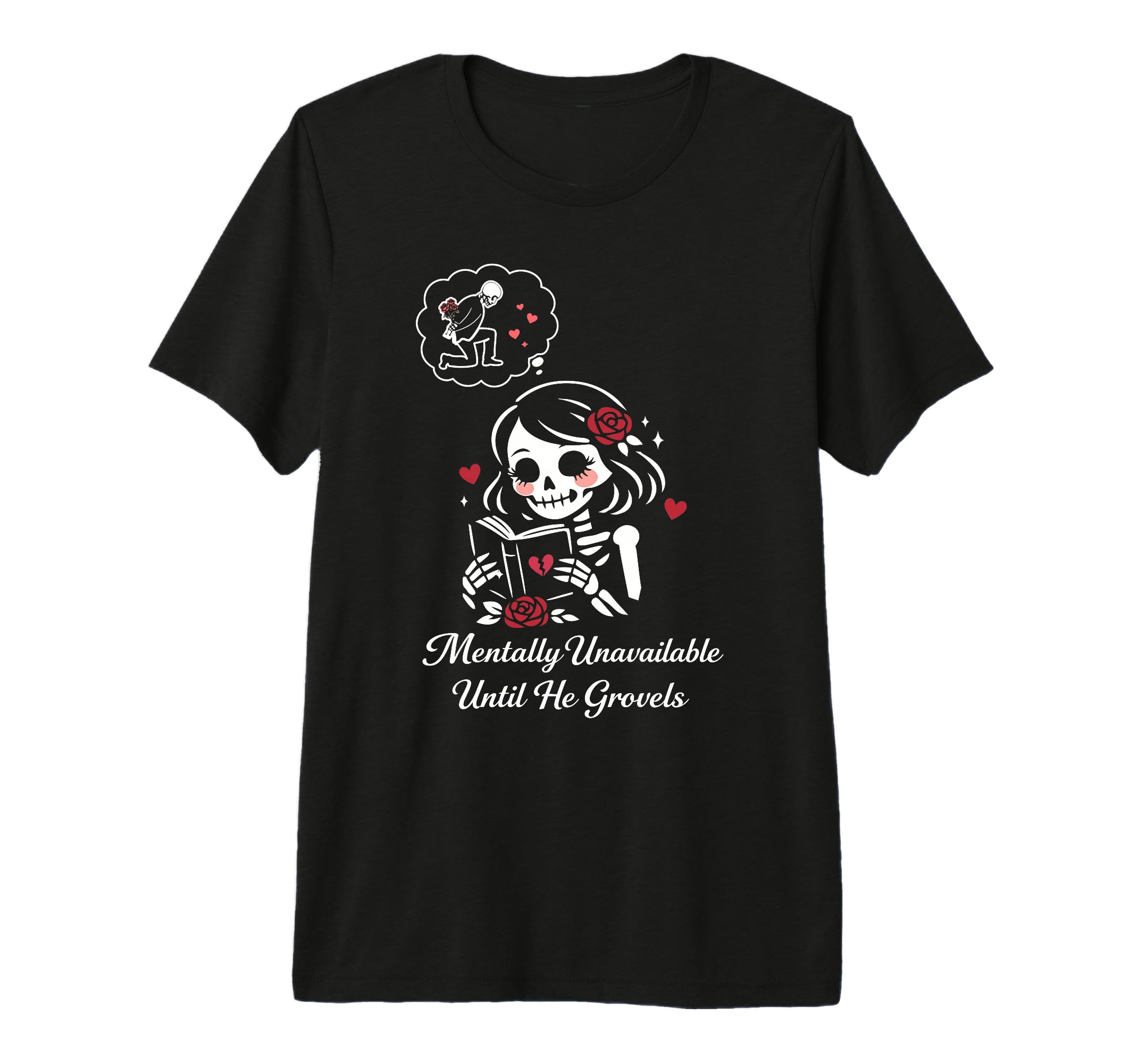 Dark Romance Skeleton Costume Pajama T-Shirt - Streetwear Style for Adults - T-Shirt, Sweatshirt, Hoodie