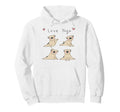 Love Yoga Meditation Pugs Yoga Poses Hoodie - Custom Art Print Unisex - T-Shirt, Sweatshirt, Hoodie