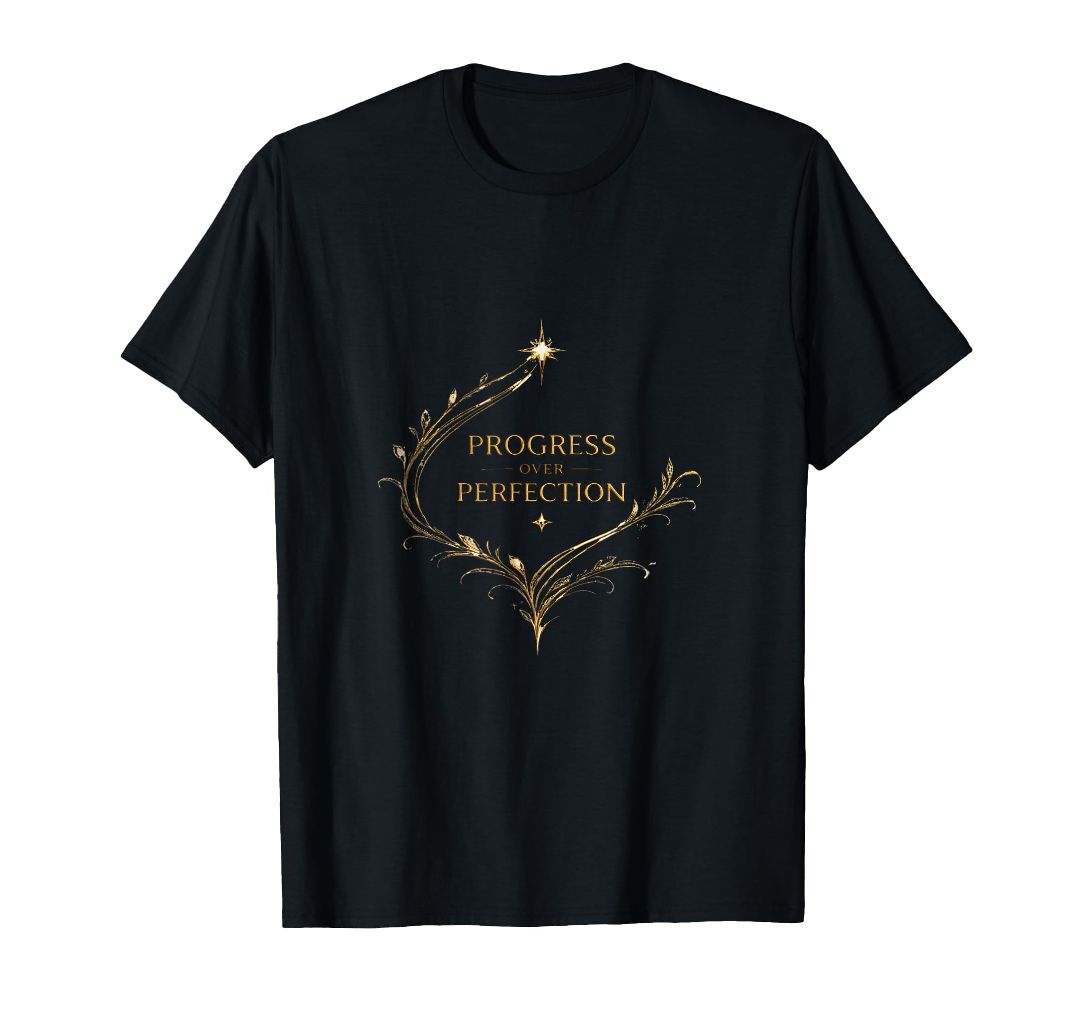 Progress Over Perfection Mindset T-Shirt - Graphic Print Men Women - T-Shirt, Sweatshirt, Hoodie