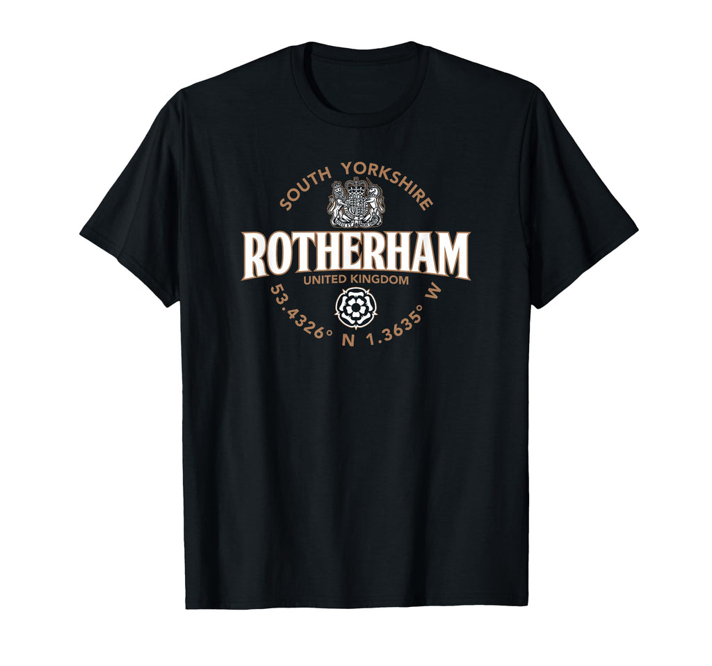 Rotherham South Yorkshire England T-Shirt - Novelty Apparel for Adults - T-Shirt, Sweatshirt, Hoodie