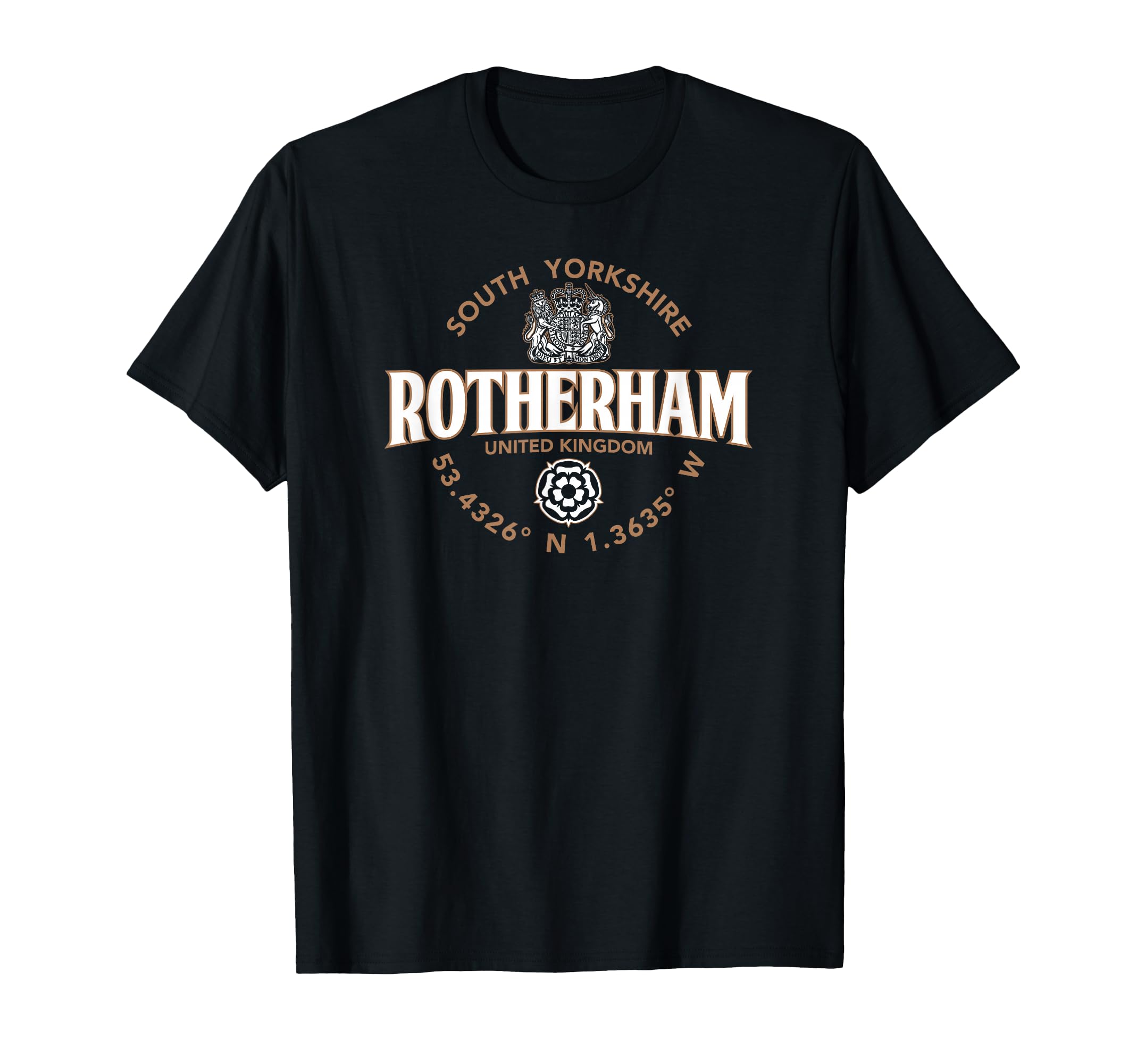 Rotherham South Yorkshire England T-Shirt - Novelty Apparel for Adults - T-Shirt, Sweatshirt, Hoodie