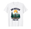 Bow Meditation Peak Zen Mindfulness T-Shirt - Casual Everyday Wear Unisex - T-Shirt, Sweatshirt, Hoodie
