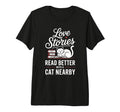 Dark Romance Books And Cats T-Shirt - Fun Novelty Design Men Women - T-Shirt, Sweatshirt, Hoodie