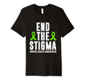 Mental Health Awareness End Stigma T-Shirt - Custom Art Print Men Women - T-Shirt, Sweatshirt, Hoodie