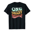 One Groovy Therapist Therapy Mental T-Shirt - Minimalist Print for Adults - T-Shirt, Sweatshirt, Hoodie