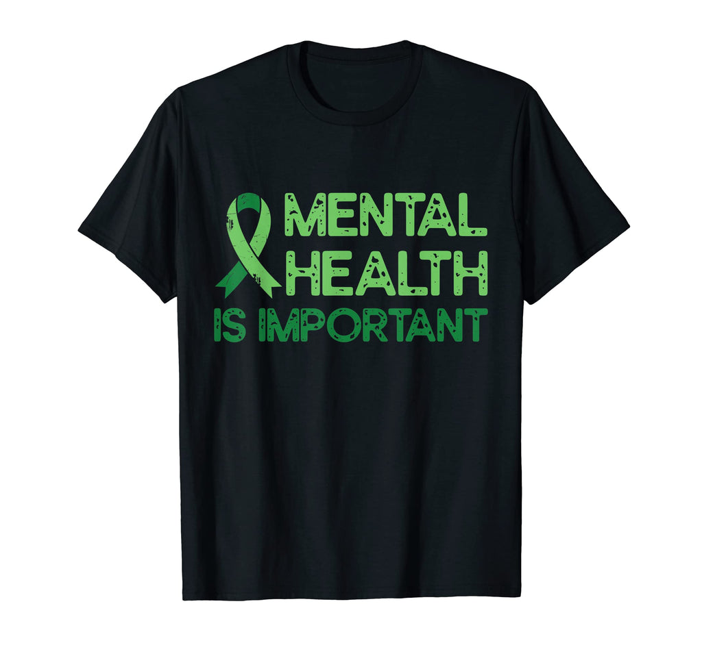 Mental Health Green Ribbon Anxiety T-Shirt - Novelty Apparel Men Women - T-Shirt, Sweatshirt, Hoodie
