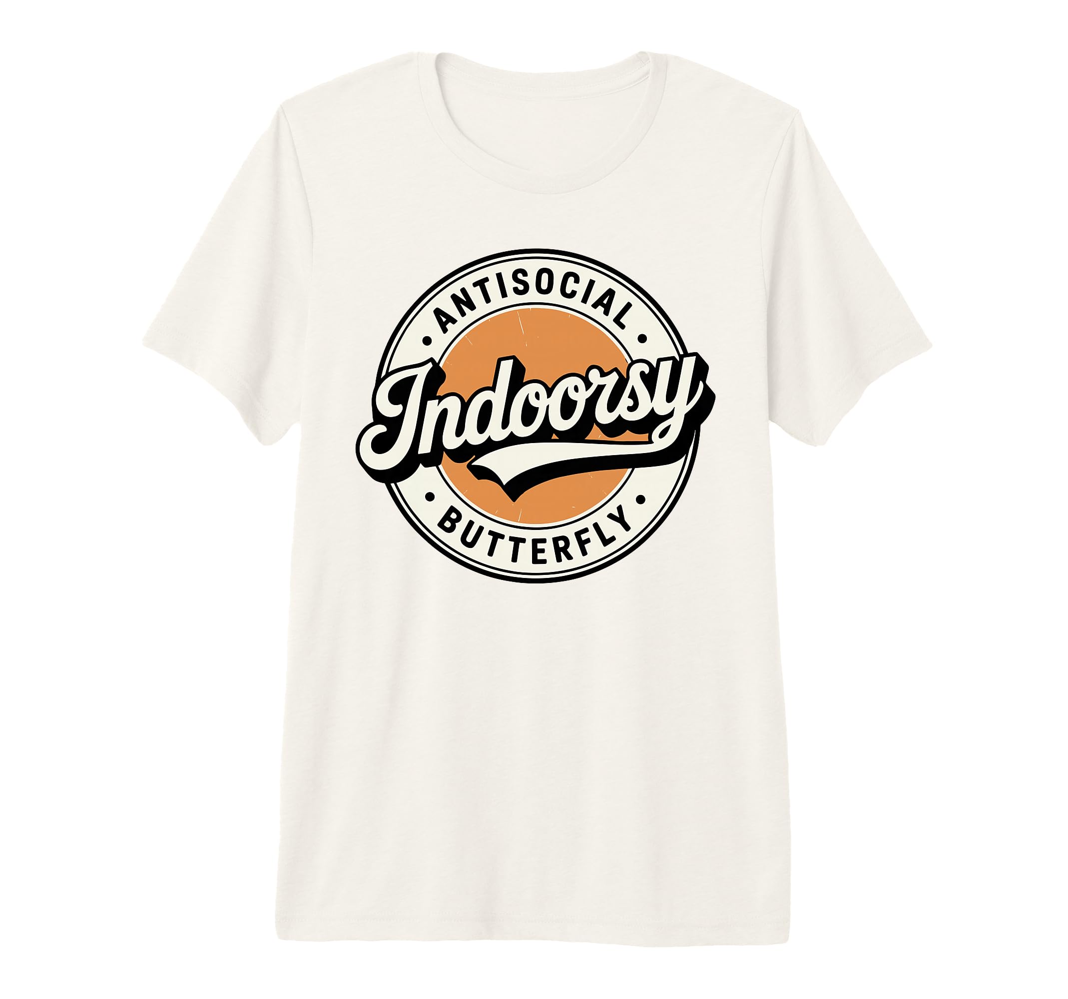Badge Introvert Indoorsy Antisocial T-Shirt - Streetwear Style Men Women - T-Shirt, Sweatshirt, Hoodie