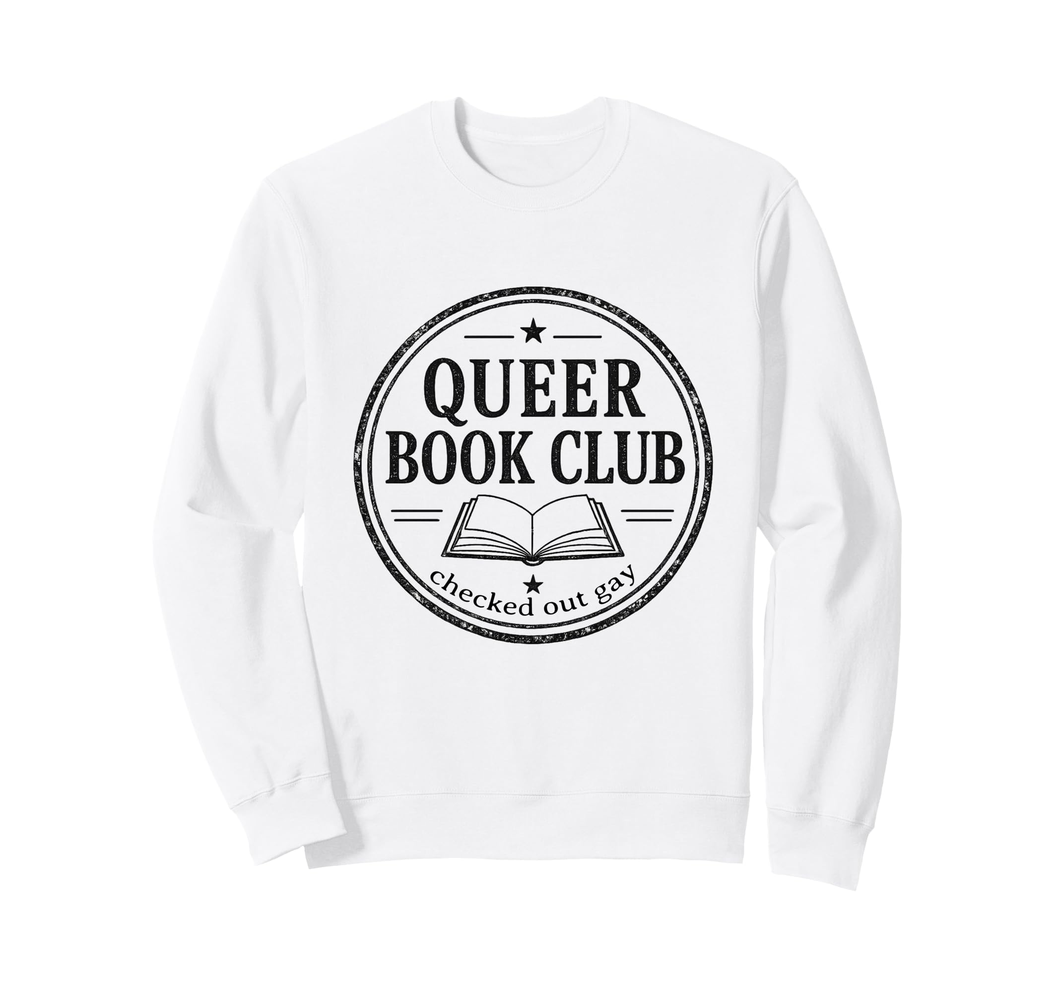 Queer Book Club Lgbtq Reader Sweatshirt - Novelty Apparel for Adults - T-Shirt, Sweatshirt, Hoodie