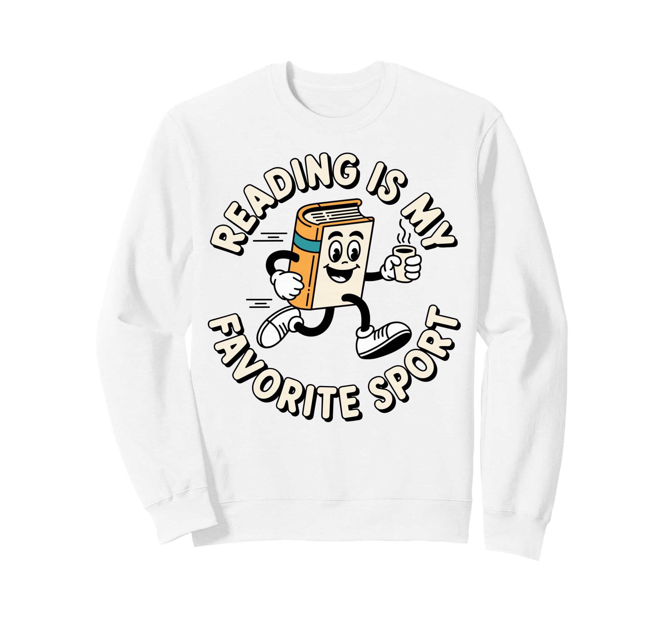 Reading Is My Favorite Sport Book Lover Sweatshirt - Unique Graphic Unisex - T-Shirt, Sweatshirt, Hoodie